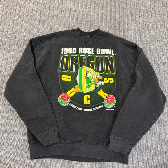 Vintage Oregon Ducks 1995 Rose Bowl Crewneck XL